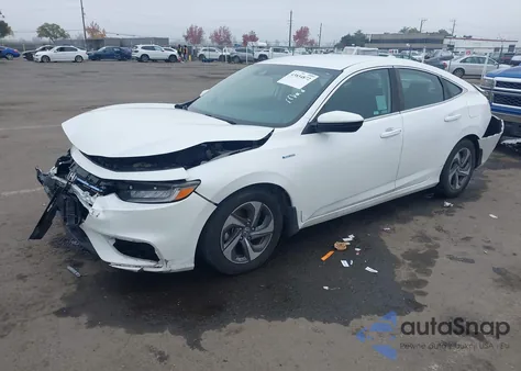 2019 Honda Insight Ex z USA, uszkodzony, nr VIN 19XZE4F54KE021334